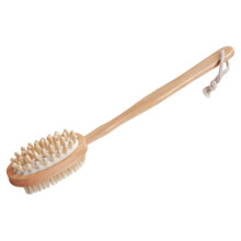 Shower Back Scrubber with Long Handle and Ergonomic Grip for Gentle Exfoliation and Dual Use