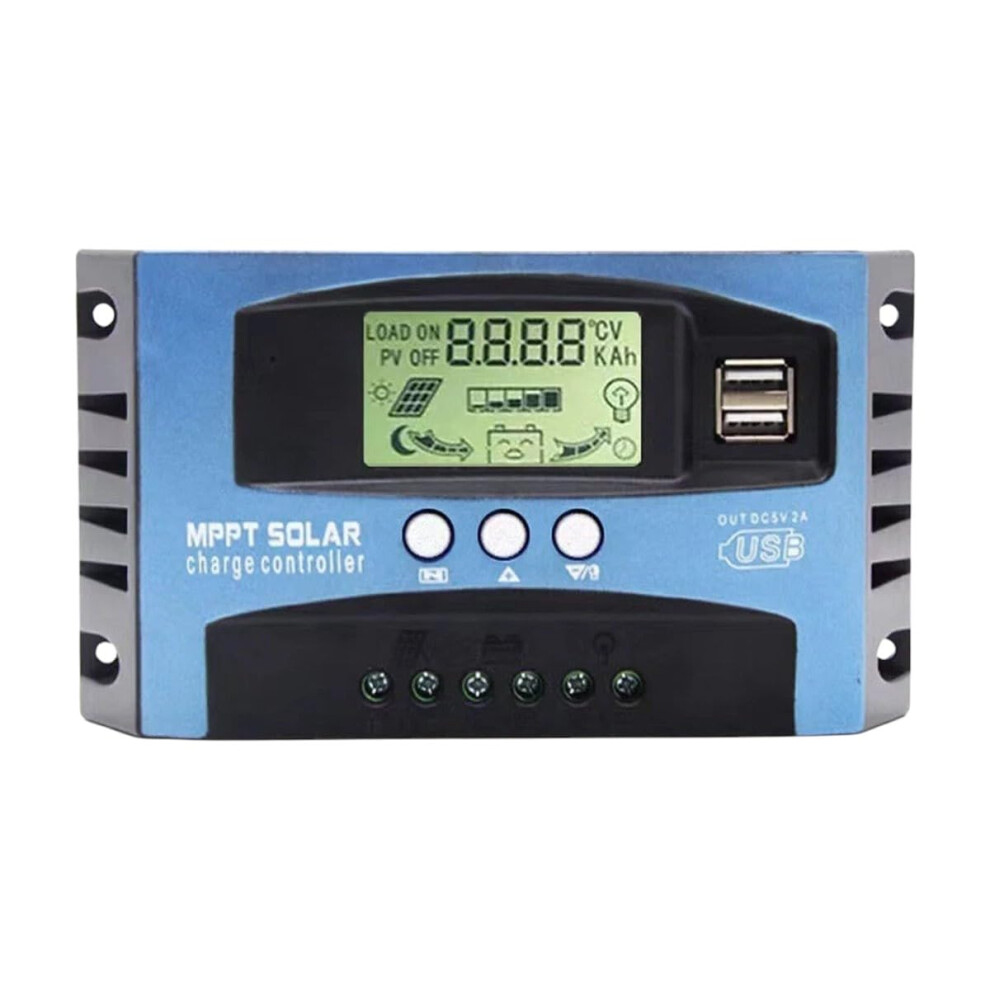 Mppt Solar Charge Controller 30A 40A 50A 60A 100A 12V 24V Dual Usb Battery Regulator For Home 9053599110545