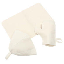 Sauna Hat and Gloves Set HeatResistant Felt Cap Breathable Comfort for Women Home and Travel