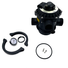 Pool Sand Filter Valve Replacement for Pentair 262506, 1.5 Inch Mount Multiport with Sight Window