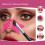 Nose Contouring Tool Silicone Shadow Guide for Precise Symmetrical Makeup 2 in 1 Design Orange 4