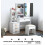 Elegance in Simplicity: White Dressing Table Set with Sliding Mirror & Ample Storage 2
