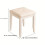 Minimalist White Dressing Stool - Bedroom Makeup Chair 5