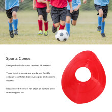 20 Pack Bright Red Agility Cones