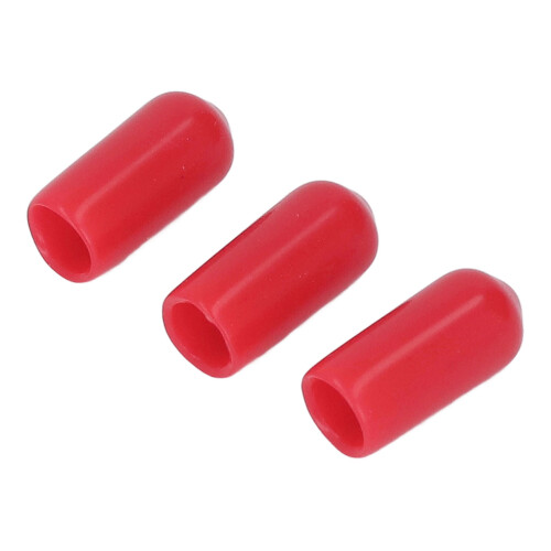 100PCS Red PVC Thread Protective Caps for 7mm Pipe & Valve Ends 2