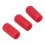 100PCS Red PVC Thread Protective Caps for 7mm Pipe & Valve Ends 9