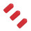 100PCS Red PVC Thread Protective Caps for 7mm Pipe & Valve Ends 16