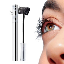 Black Volumizing and Lengthening Mascara with Longlasting Volume Boost, Waterproof Curl Hold