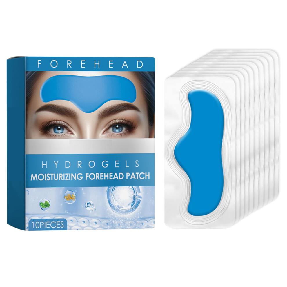 Forehead Wrinkle Patches for Women 10pcs with Aloe Vera and Collagen for Deep Hydration and Smoothing
