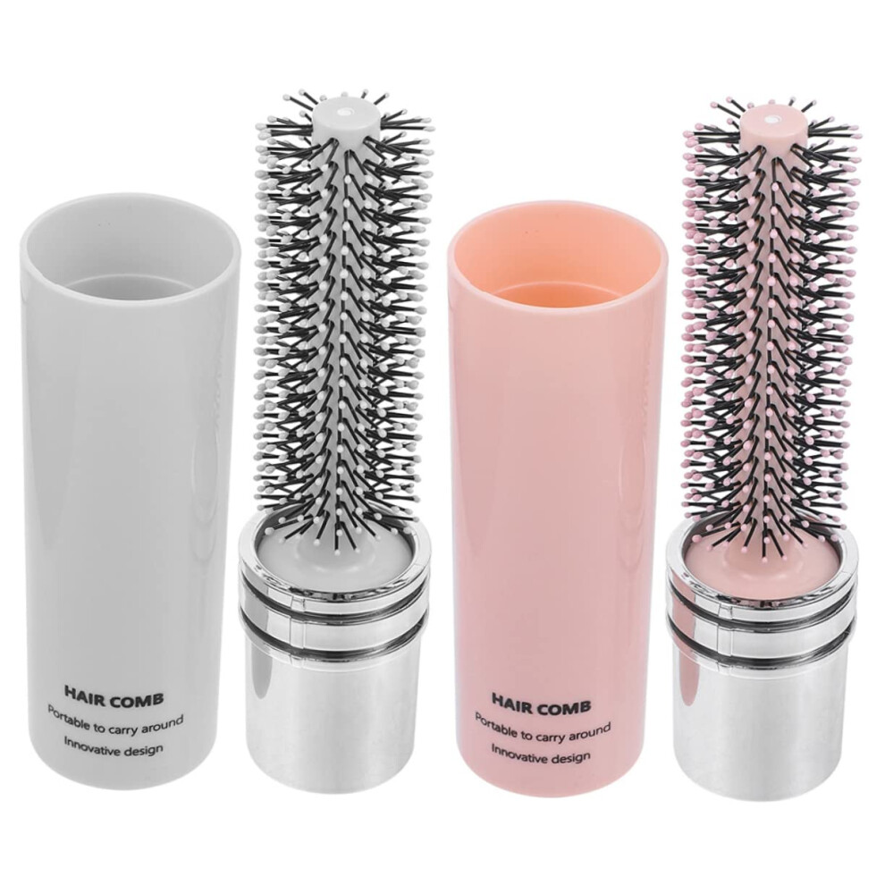 Hair Brush Set for Women with Round Blow Dry Brush, Detangling Comb, AntiâStatic Travel Styling