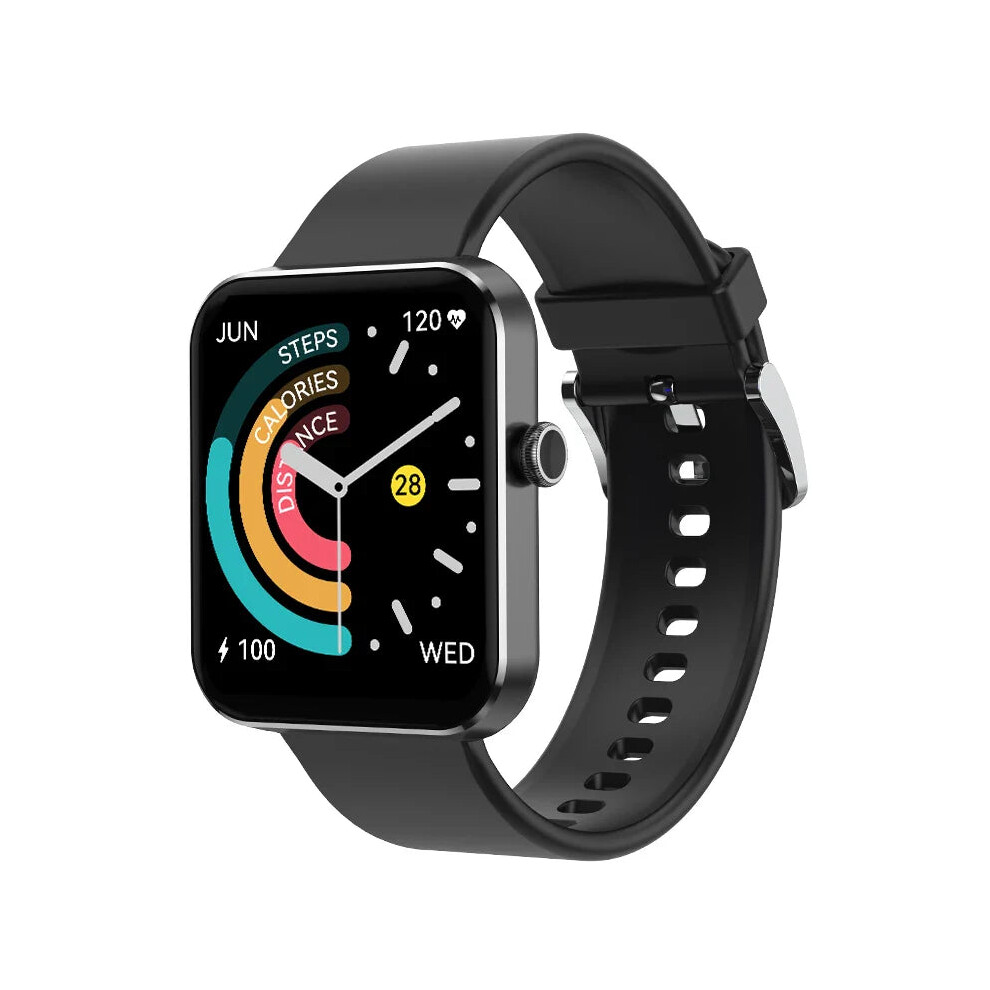 Fit G06 Smartwatch Bt Calling Waterproof Fitness Tracker (Black) Black 9362547055990