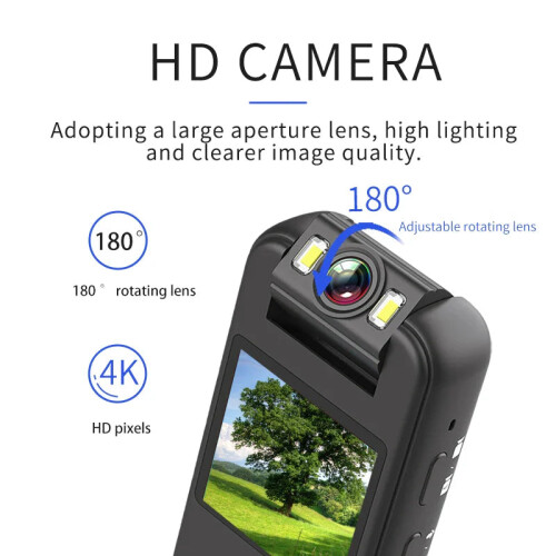 4K HD Camcorder Night Vision Law Enforcement Recorder 2