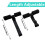 Hamstring Curl Strap for Nordic & Ab Workouts Black 2