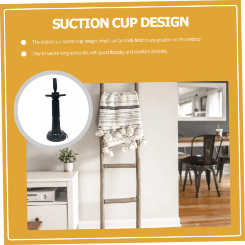 Adjustable Wig Stand with Suction Cup Base, Mannequin Head Holder for Styling and Display 2