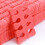 100pcs Red Sponge Toe Separator, Soft Nail Art Finger Divider Tool 3