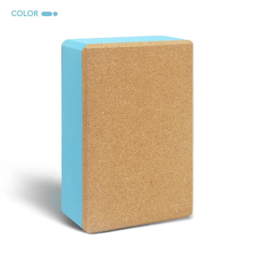 Yoga Block EVA and Cork Stretch Aid 2