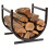 U-Shaped Metal Firewood Rack Stand 2