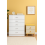 5 Layer White Drawer Chest Storage with Bedside Table 2