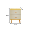 5 Layer White Drawer Chest Storage with Bedside Table 3