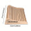 Pine Wood Sauna Headrest Ergonomic Spa Pillow Set 4