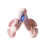 LED Counting Pelvic Floor Leg Clamp Trainer Pink 1