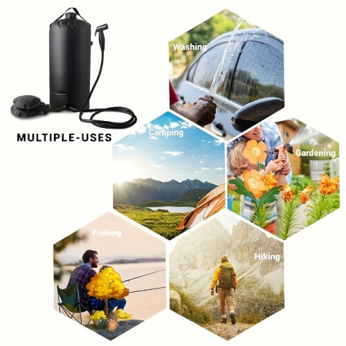Shower Bag with Pump & Nozzle 2