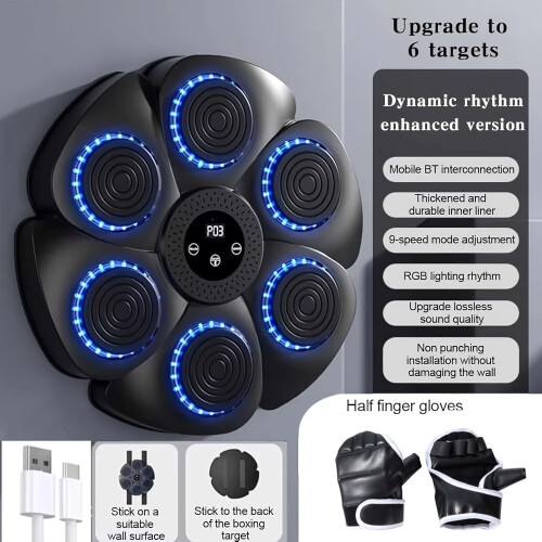 Musical Wall Boxing Target Training Machine 2