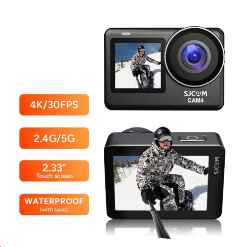 4K Sports Action Camera Active HDR Video Black 2