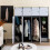 Storage Wardrobe Closet with Hanging Rods 4