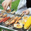 Portable Foldable Stainless Steel Grill for Outdoor Use 2