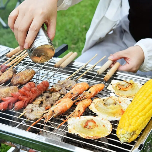 Portable Foldable Stainless Steel Grill for Outdoor Use 1