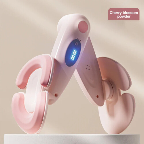 LED Counting Pelvic Floor Leg Clamp Trainer Pink 2