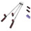 3-Bar Leg Stretcher 6-Hole Adjustment Red 7