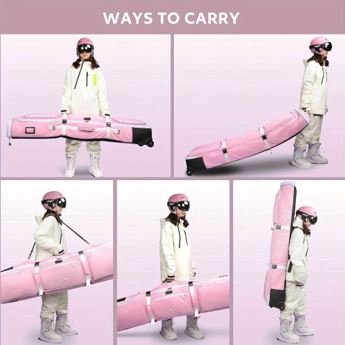Snowboard Bag with Wheels and TSA Lock 1