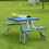 Folding Camping Table with Storage Mesh 2