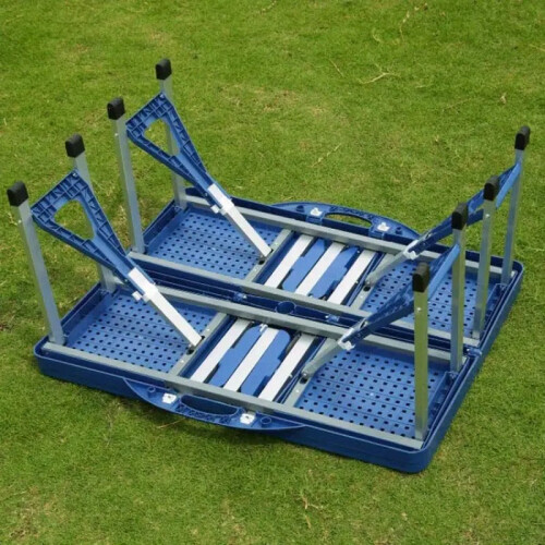 Folding Camping Table with Storage Mesh 2
