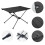 Camping Folding Roll-Up Table Black 1
