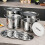 Camping Pot Set with Kettle 5