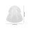 10 Pcs Transparent Soft Silicone Double Layer Hearing Amplifier Ear Tips M 5