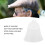 10Pcs 3-Hole White Silicone Hearing Amplifier Ear Tips Small Size Static-Free 7