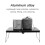 Camping Portable Folding Table Black 4