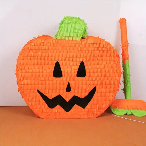 Large Pumpkin Piñata Set Party Decor (4pcs) 2
