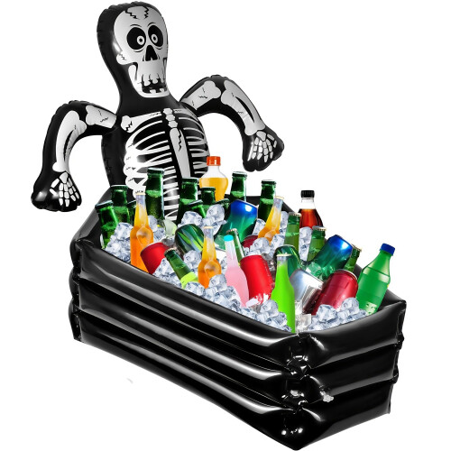 Giant Inflatable Skeleton Ice Bucket Decoration
