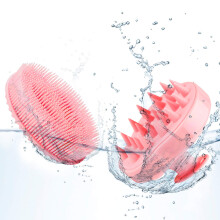 Scalp Massager and Body Scrub Brush Set 2 Pack, Silicone DualPurpose for Hair Growth and Exfoliation