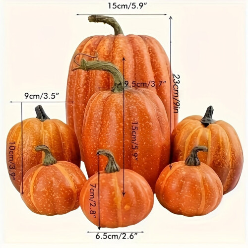 Halloween Pumpkin Decoration Set (7pcs) 2