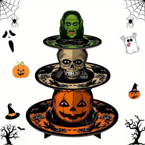 Halloween Cake Stand Tiered Dessert Display 2
