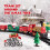 Electric Train Toy Set with Lights and Sounds 2