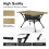 Camping Table with Mesh Storage Pouch Brown 5