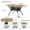 Camping Table with Mesh Storage Pouch Brown 6