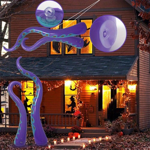 Halloween Inflatable Tentacle Decorations Purple 1